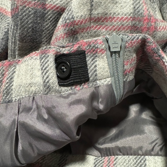 IL GUFO**Girls Grey Plaid Skirt w/adjustable waist***Size 4 $329 - Picture 3 of 3